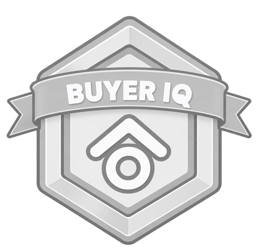 Buyer IQ badge, not earned yet